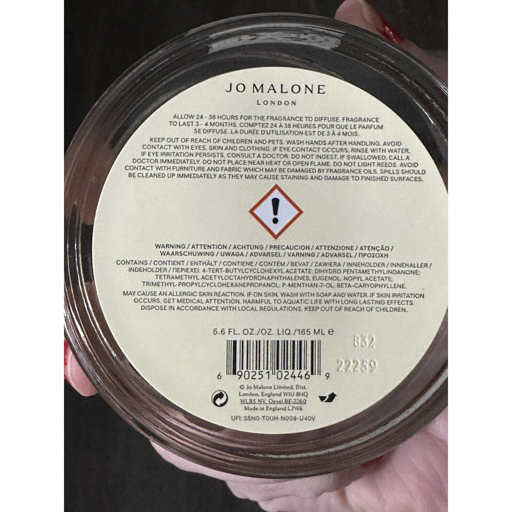Jo Malone pomegranate noir Scent Surround Diffuser 5.6 oz/165ml New - Picture 2 of 4